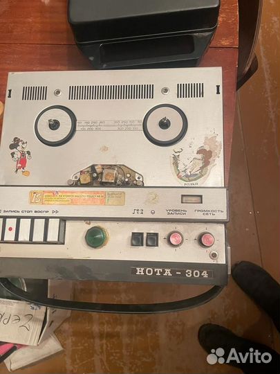 Катушечный магнитофон нота 304