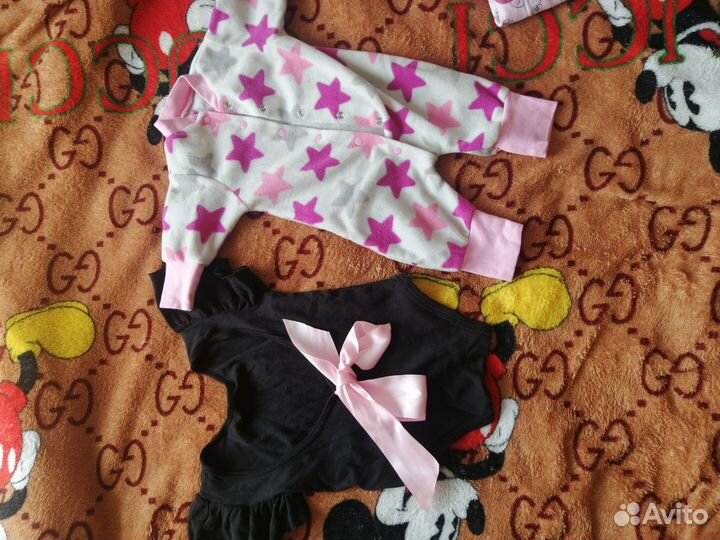 Вещи на девочку пакетом 1-2 месяца