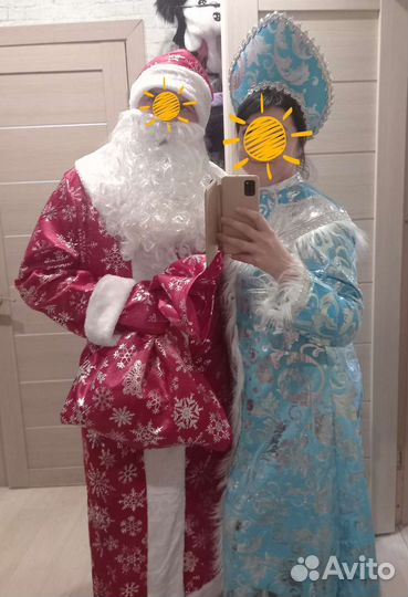 Костюм деда мороза и снегурочки