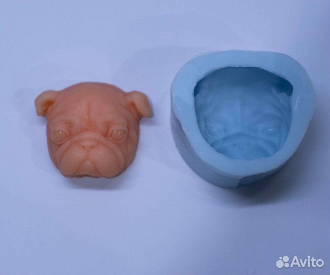 Силиконовый молд лицо