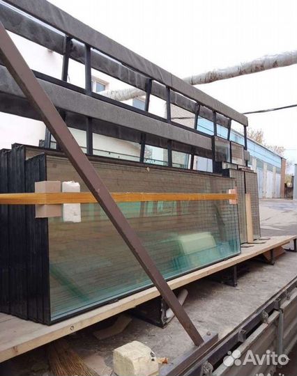 Стеклопакет двухкамерный