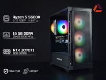 Игровой пк Ryzen 5600x, RTX 3070Ti, DDR4 16GB, NVM