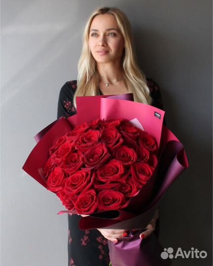 Букеты из роз Доставка цветов Пионы