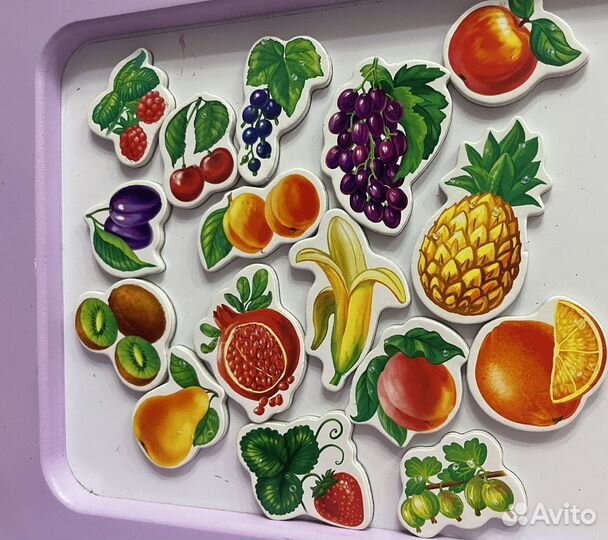 Мягкие магниты Конструктор Кубус.Учись считать