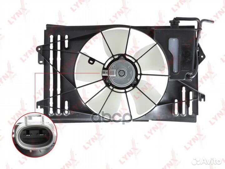 Вентилятор радиатора toyota Avensis(T25) 1.6-1.8