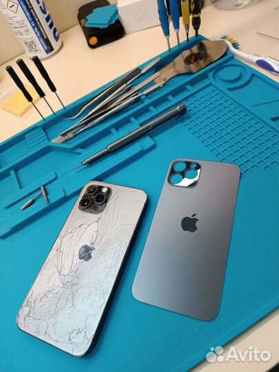 Замена задних крышек на iPhone