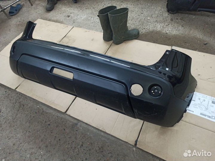 Бампер задний Ниссан Кашкай J10 черный