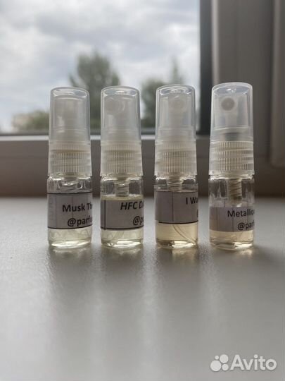 Оригинальный парфюм в мини отливантах