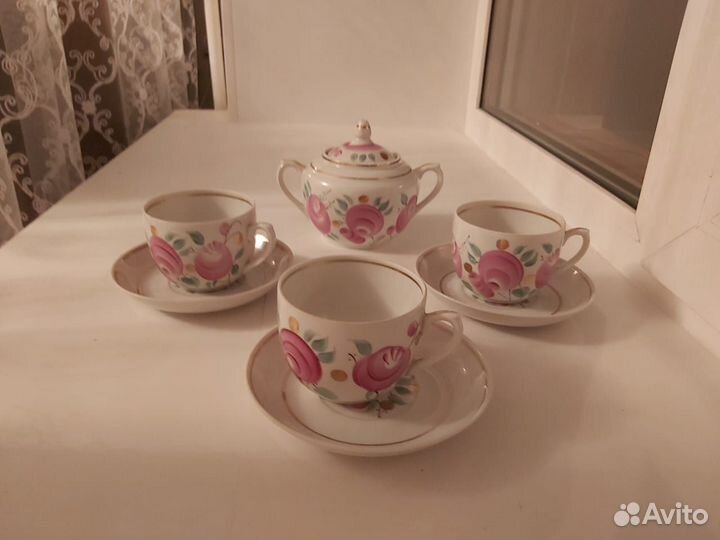 Чайный сервиз «Вербилки». СССР