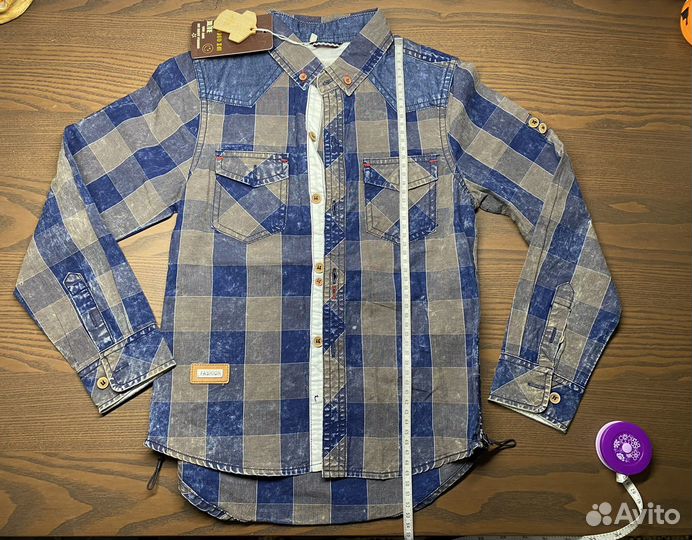 Рубашка на мальчика (новая) 6-7 лет