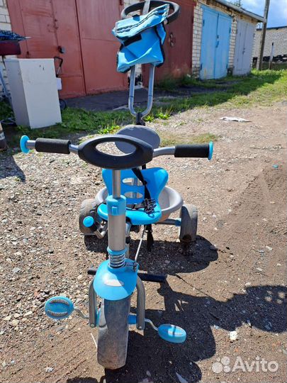 Детский велосипед с родительской ручкой