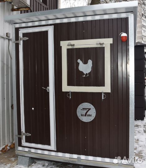 Утепленный курятник для выращивания бройлеров