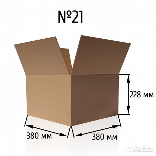 Гофроящик №21 (380*380*228мм)