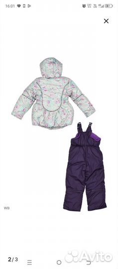 Зимний комбинезон для девочки 104