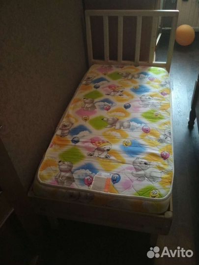 Кровать детская 143х73 см с матрасом