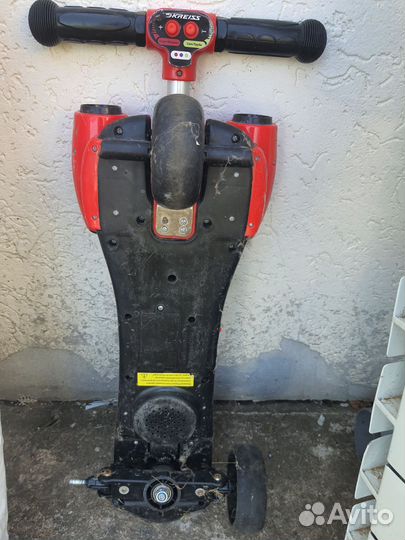 Самокат детский трехколесный бу