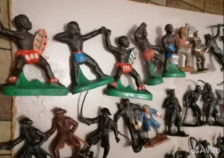 Солдатики, 3 штуки, египтяне