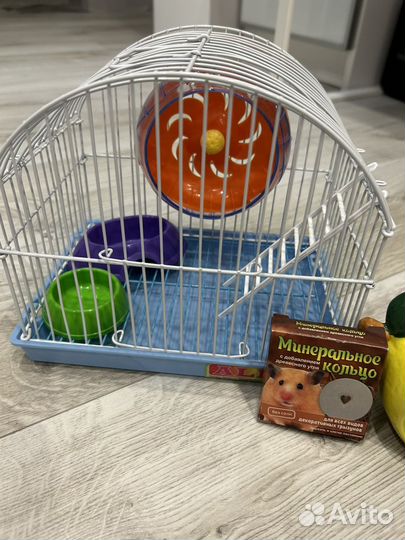 Клетка для хомяка и домик