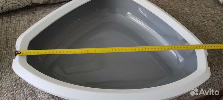 Туалет для кошек с бортом 