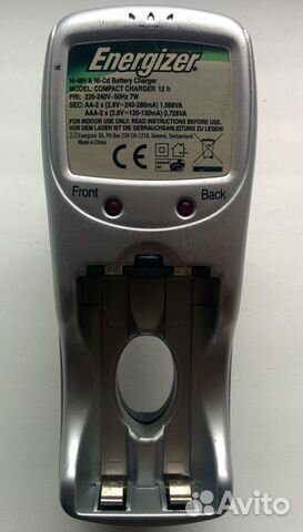 Зарядное устройство Energizer compact charger