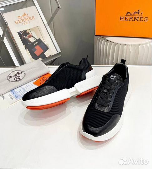 Кроссовки мужские текстильные Hermes 39-45