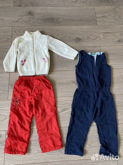 Вещи пакетом на девочку от года