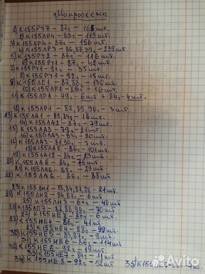 Микросхемы 155