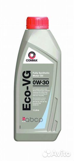 Comma 0W30 ECO-VG (1L) масло моторное синтетика