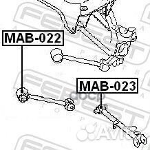 Сайлентблок рычага mitsubishi galant 92-03