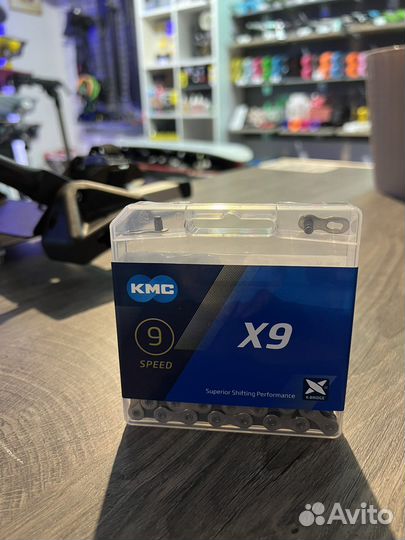 Цепь KMC X9 на 9 скоростей