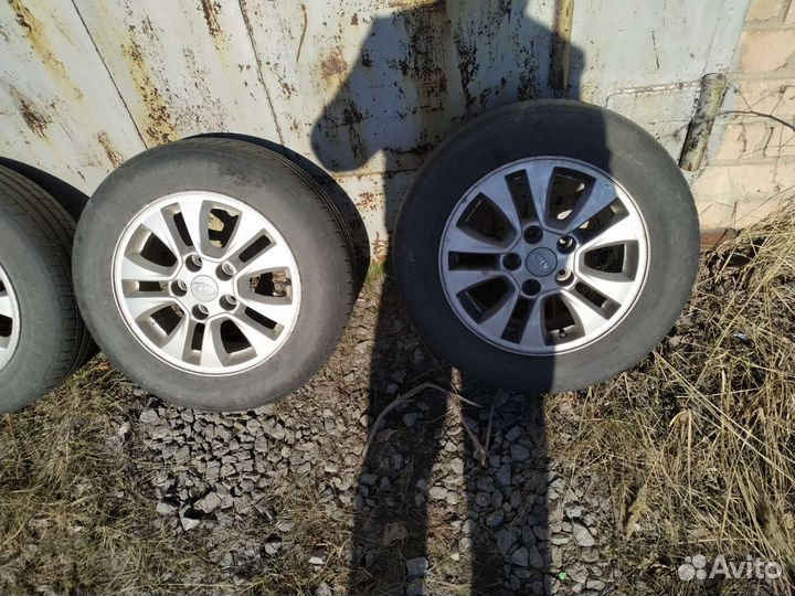 Продам летние колеса на литых дисках Киа ceed