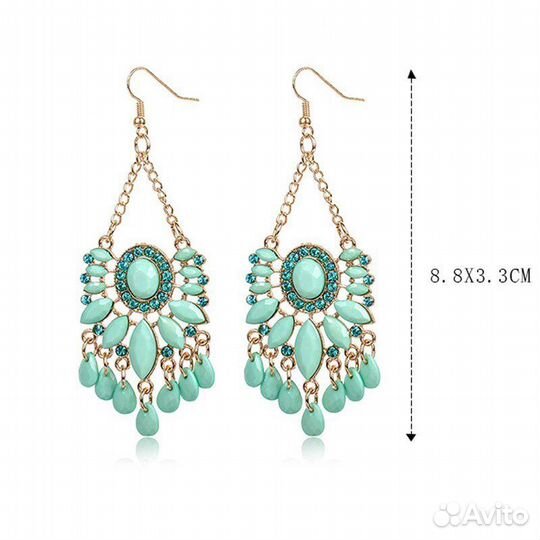 Серьги бижутерия