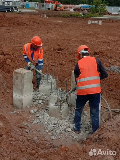 Аренда компрессора с отбойными молотками