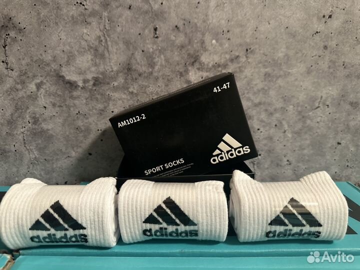 Носки Adidas высокие 3 пары