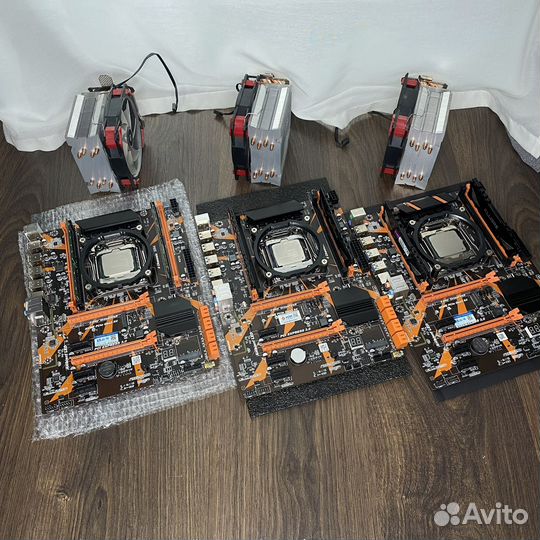 3 Комплекта xeon E5 2620 V3/ 16GB /X99D4