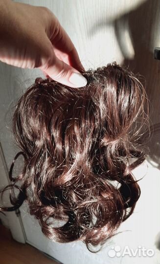 Шиньон на заколке краб