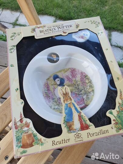 Тарелка с двойным дном Беатрис Поттер Утка Эмма