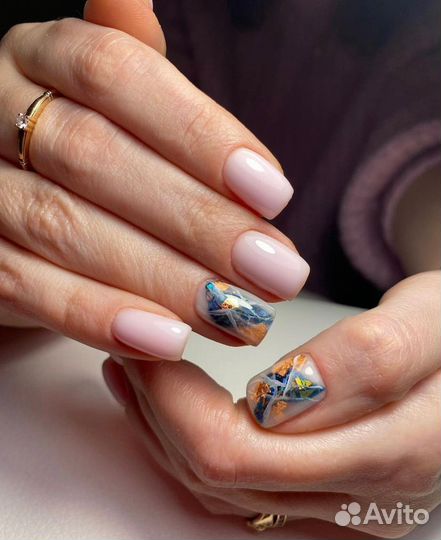 Маникюр с покрытием гель лак