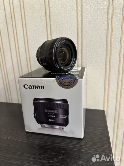 Объектив canon ef 35 mm f 2 is usm