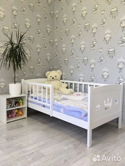 Кровать подростковая с бортиком