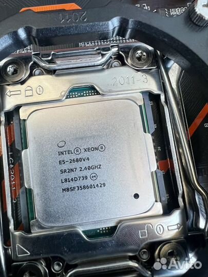 Комплект X99 lga 2011 Xeon e5 2680v4+16GB Ozu