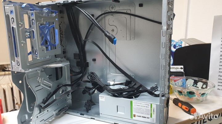 Системный блок micro-atx с блоком питания