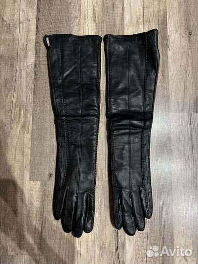 Перчатки кожаные