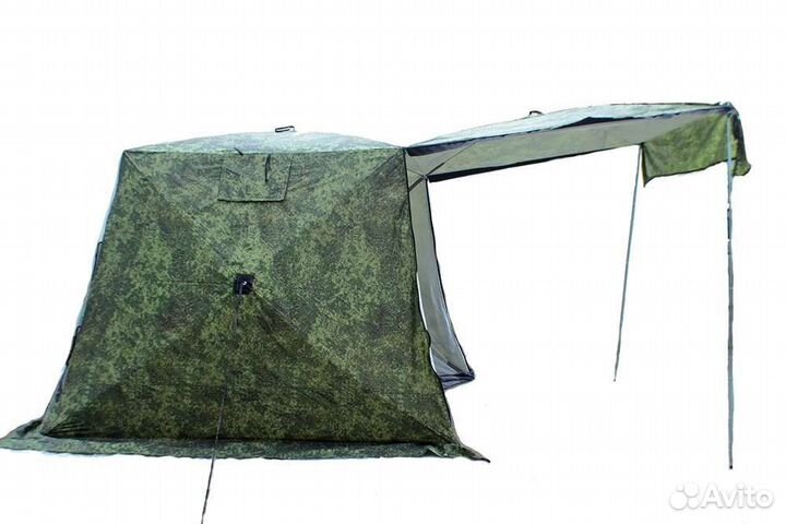 Палатки Стэк Куб, Дубль, Чум с навесом