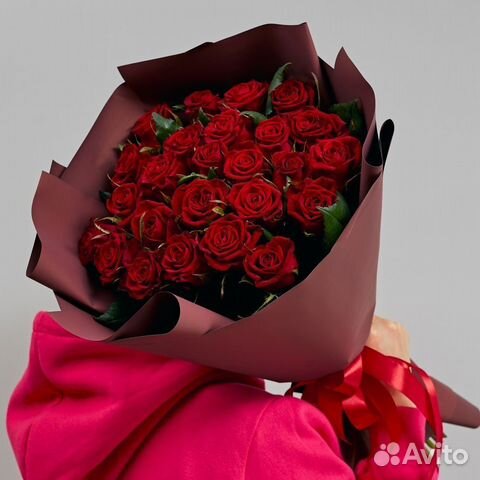 Букет из 25 роз с бесплатной доставкой