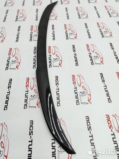 Спойлер BMW 3 серия G20 стиль M3 черный глянец