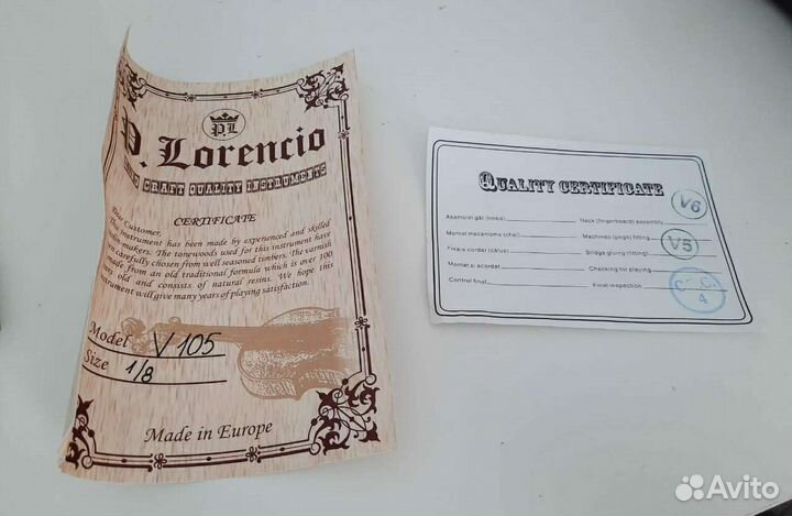 Скрипка P.Lorencio, размер: 1/8, модель: V 105