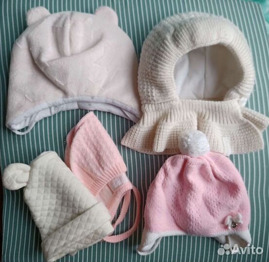 Шапки на малышку, Шапка шлем Журавлик