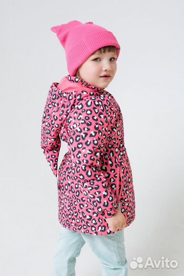 Куртка демисезонная утепленная для дево (110-116)