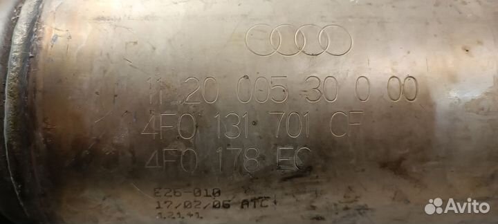 Катализатор Audi A6 (C6) III (2004–2008)